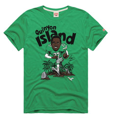 Quinyon Mitchell  Homage Unisex Caricature Player Tri-Blend T-Shirt - Philadelphia Eagles