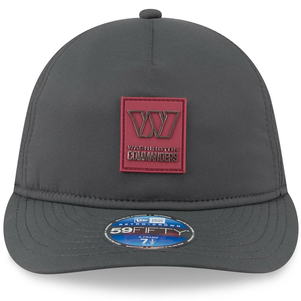 2025 Sideline Cold Weather Retro Crown 59FIFTY Fitted Hat - Washington Commanders