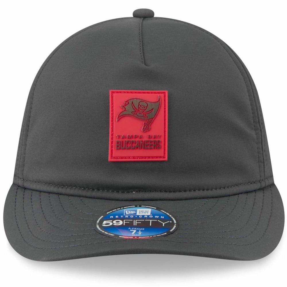 2025 Sideline Cold Weather Retro Crown 59FIFTY Fitted Hat - Tampa Bay Buccaneers