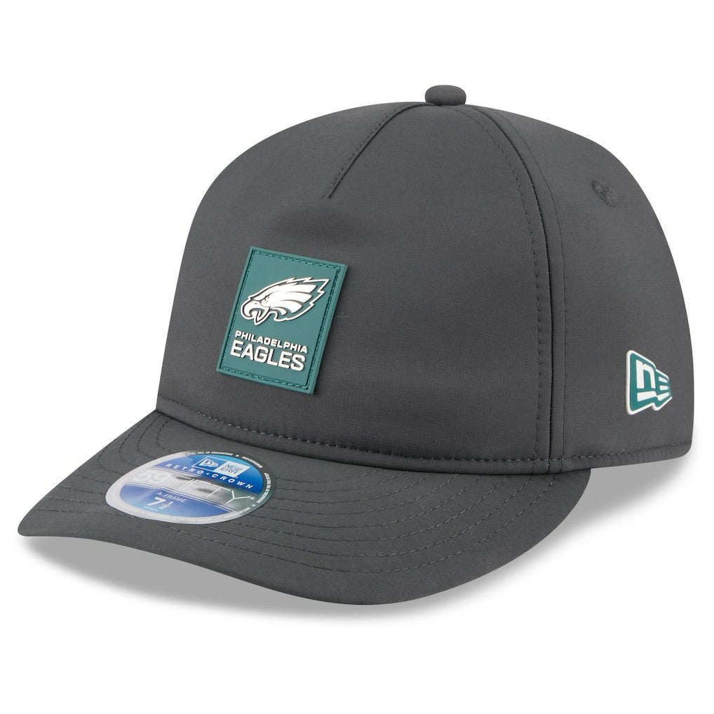 2025 Sideline Cold Weather Retro Crown 59FIFTY Fitted Hat - Philadelphia Eagles