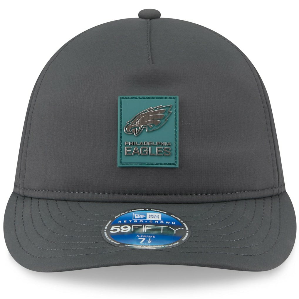 2025 Sideline Cold Weather Retro Crown 59FIFTY Fitted Hat - Philadelphia Eagles