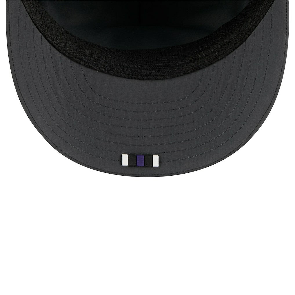 2025 Sideline Cold Weather Retro Crown 59FIFTY Fitted Hat - Baltimore Ravens