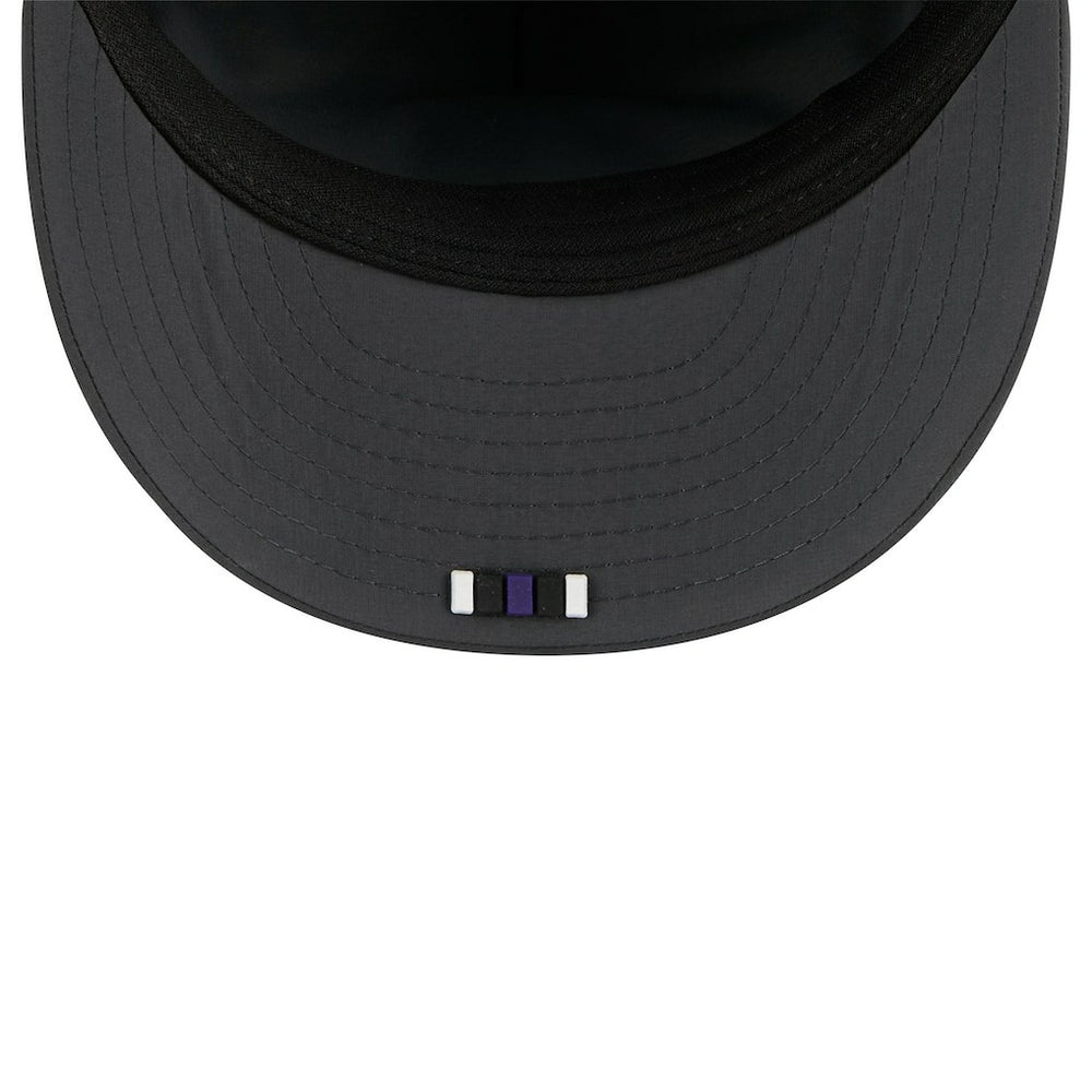 2025 Sideline Cold Weather Retro Crown 59FIFTY Fitted Hat - Baltimore Ravens