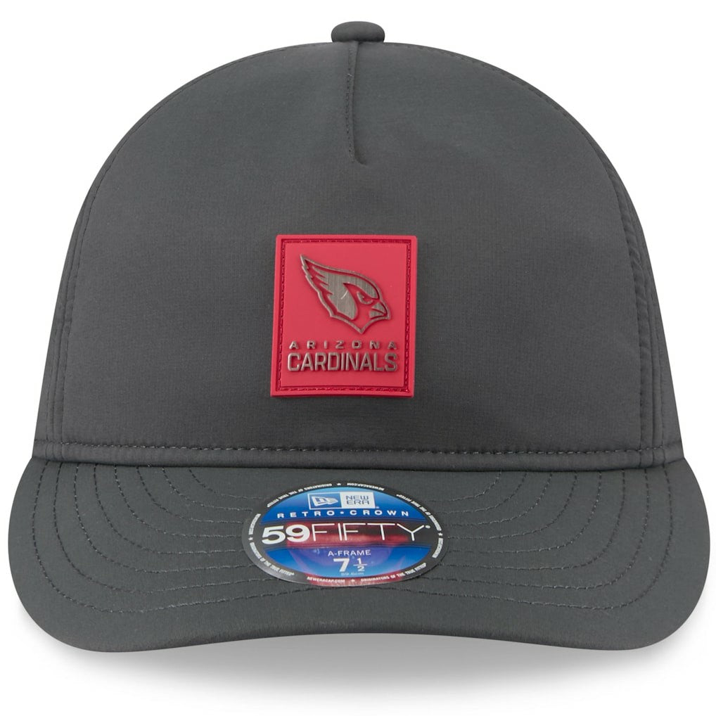 2025 Sideline Cold Weather Retro Crown 59FIFTY Fitted Hat - Arizona Cardinals