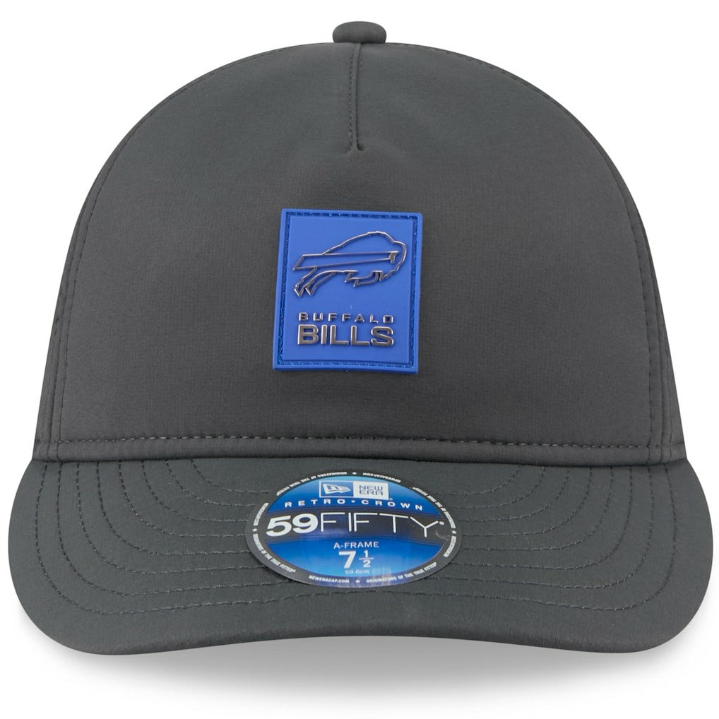 2025 Sideline Cold Weather Retro Crown 59FIFTY Fitted Hat - Buffalo Bills