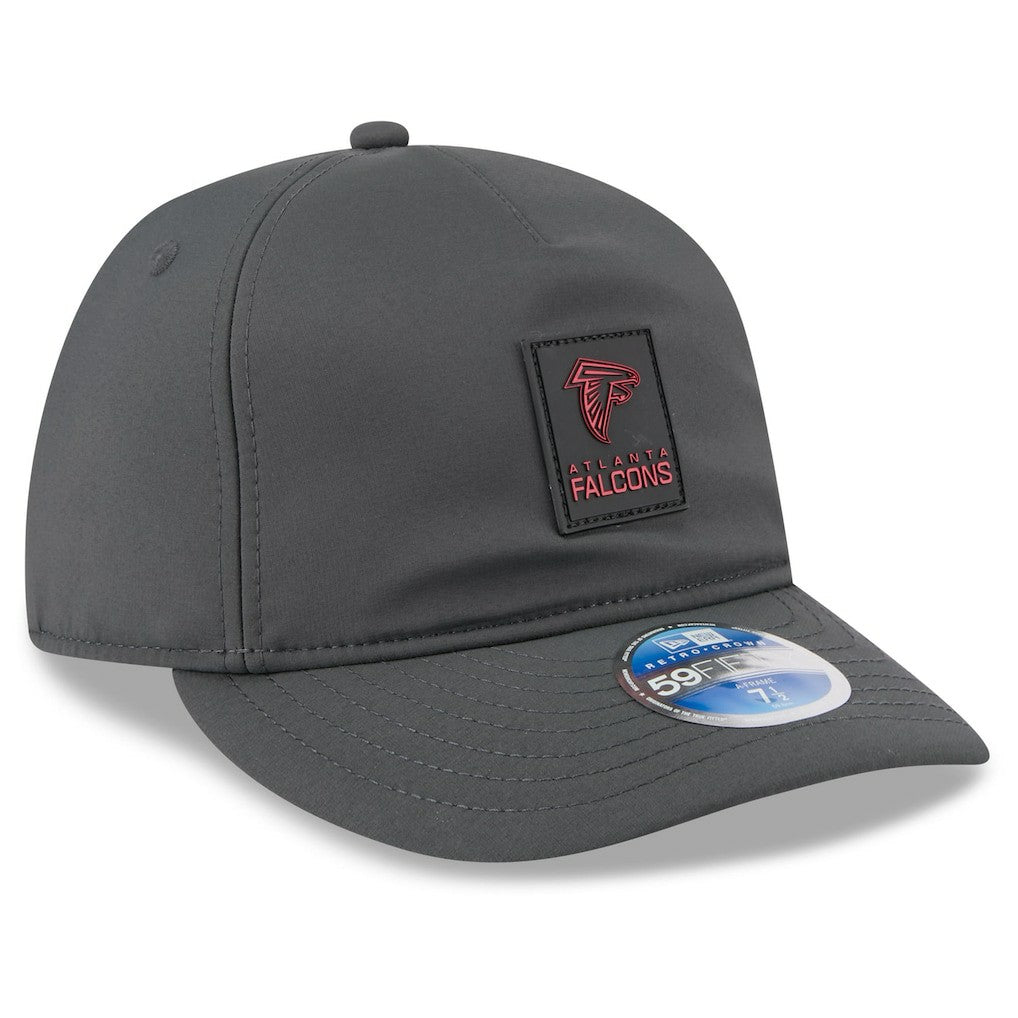 2025 Sideline Cold Weather Retro Crown 59FIFTY Fitted Hat - Atlanta Falcons