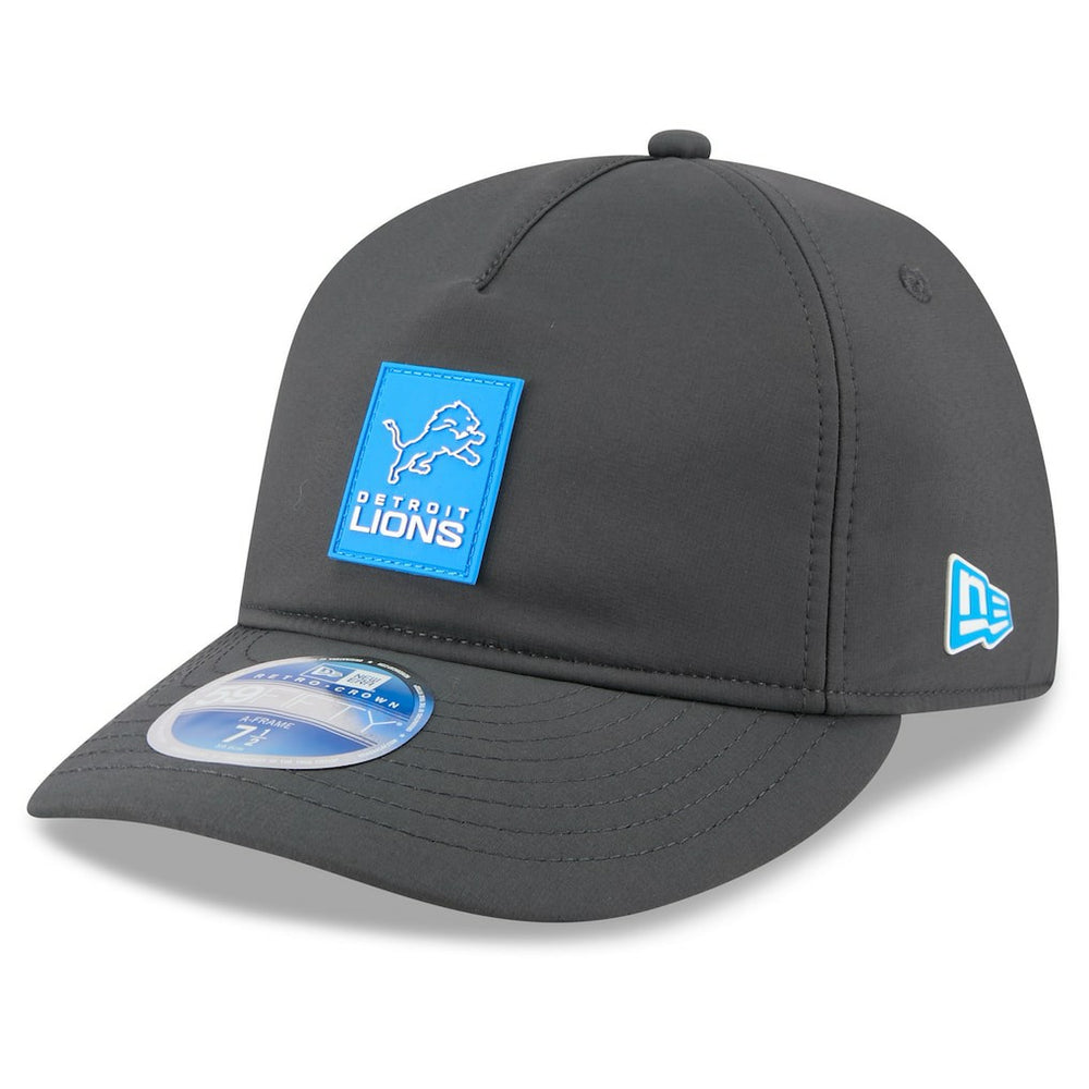 2025 Sideline Cold Weather Retro Crown 59FIFTY Fitted Hat - Detroit Lions