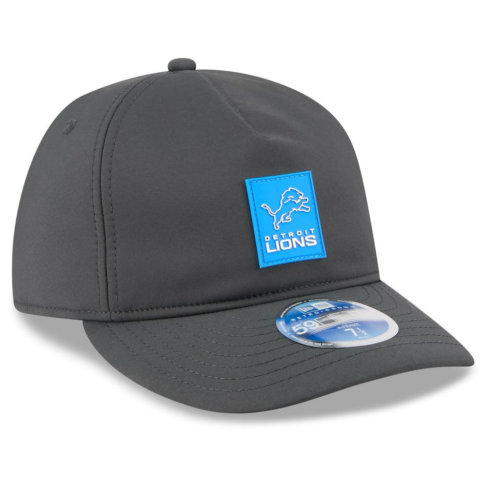 2025 Sideline Cold Weather Retro Crown 59FIFTY Fitted Hat - Detroit Lions