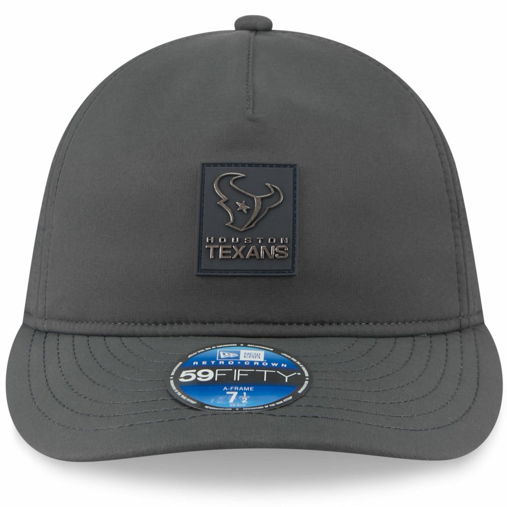 2025 Sideline Cold Weather Retro Crown 59FIFTY Fitted Hat - Houston Texans
