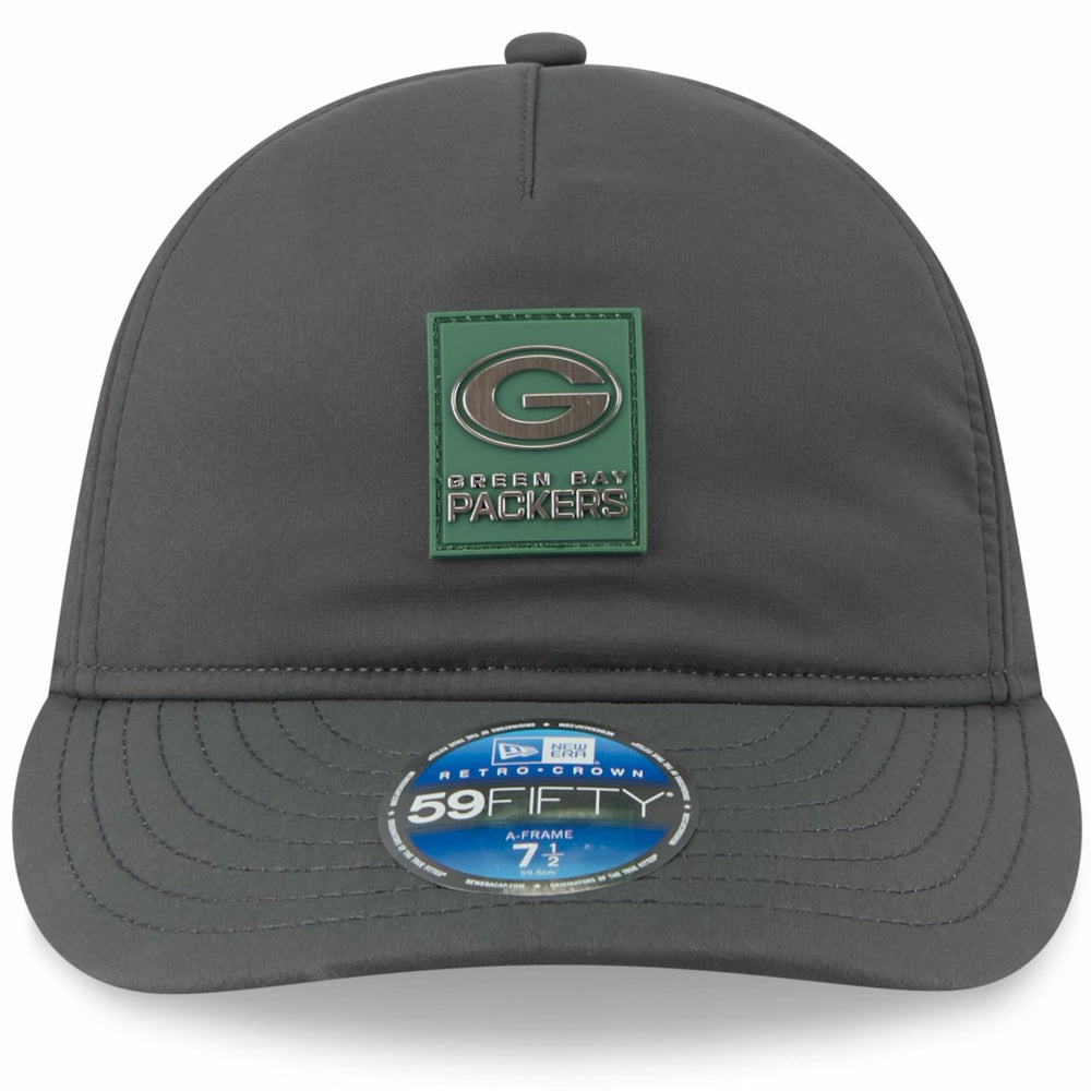 2025 Sideline Cold Weather Retro Crown 59FIFTY Fitted Hat - Green Bay Packers