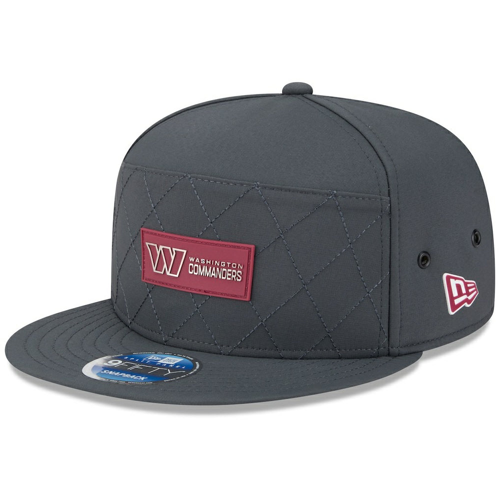 2025 Sideline Cold Weather Split Panel 9FIFTY Snapback Hat - Washington Commanders