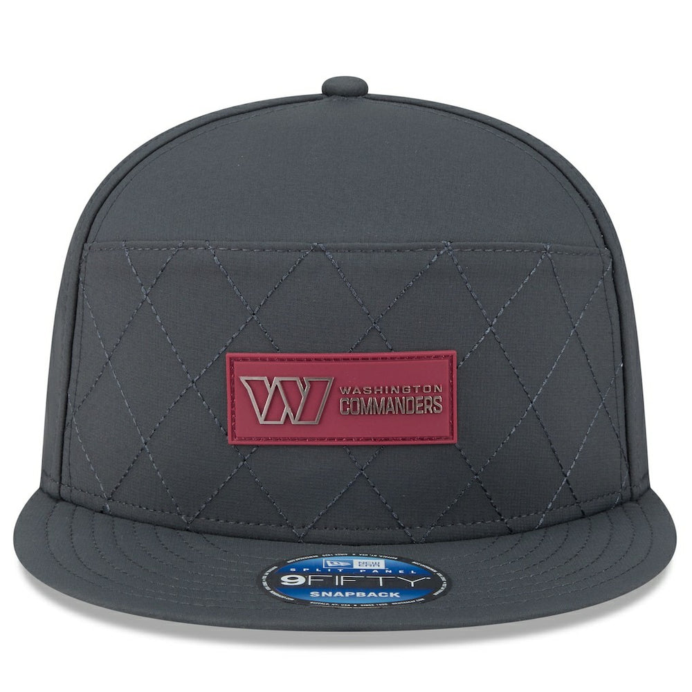 2025 Sideline Cold Weather Split Panel 9FIFTY Snapback Hat - Washington Commanders
