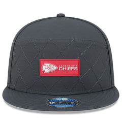 2025 Sideline Cold Weather Split Panel 9FIFTY Snapback Hat - Kansas City Chiefs