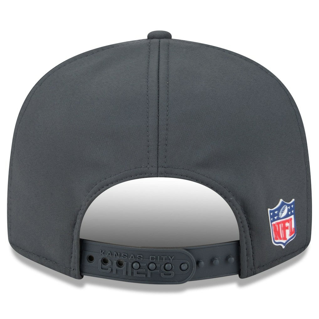 2025 Sideline Cold Weather Split Panel 9FIFTY Snapback Hat - Kansas City Chiefs