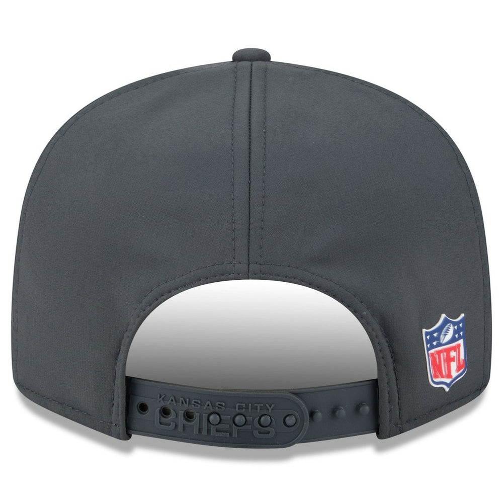 2025 Sideline Cold Weather Split Panel 9FIFTY Snapback Hat - Kansas City Chiefs