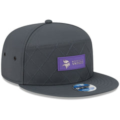 2025 Sideline Cold Weather Split Panel 9FIFTY Snapback Hat - Minnesota Vikings