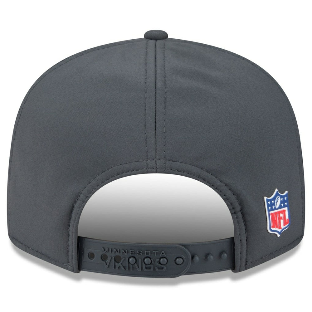 2025 Sideline Cold Weather Split Panel 9FIFTY Snapback Hat - Minnesota Vikings