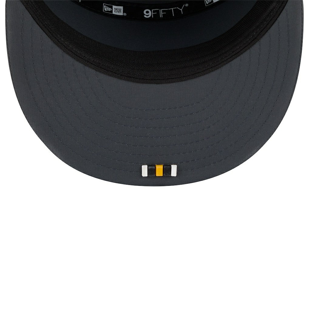 2025 Sideline Cold Weather Split Panel 9FIFTY Snapback Hat - Pittsburgh Steelers