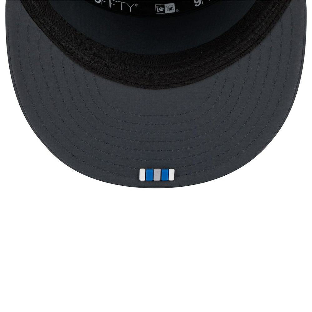 2025 Sideline Cold Weather Split Panel 9FIFTY Snapback Hat - Detroit Lions