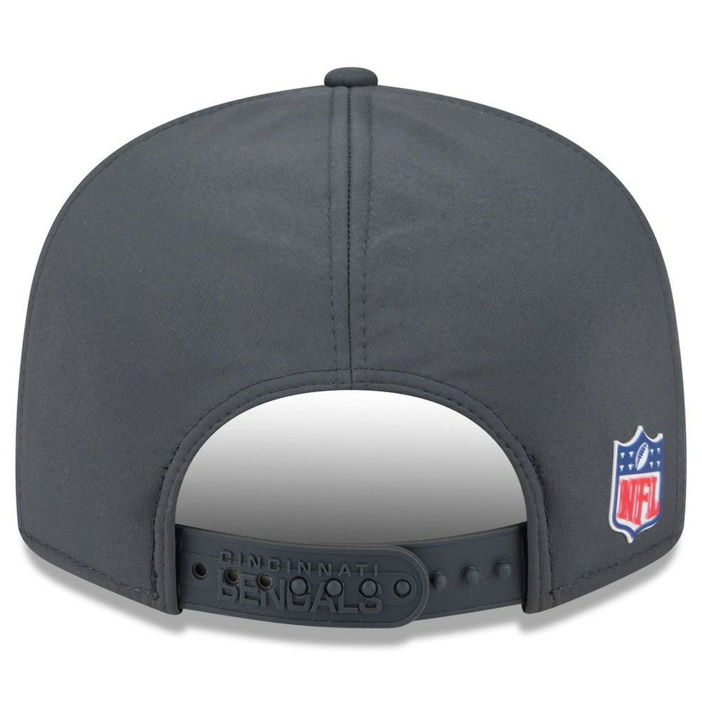 2025 Sideline Cold Weather Split Panel 9FIFTY Snapback Hat - Cincinnati Bengals