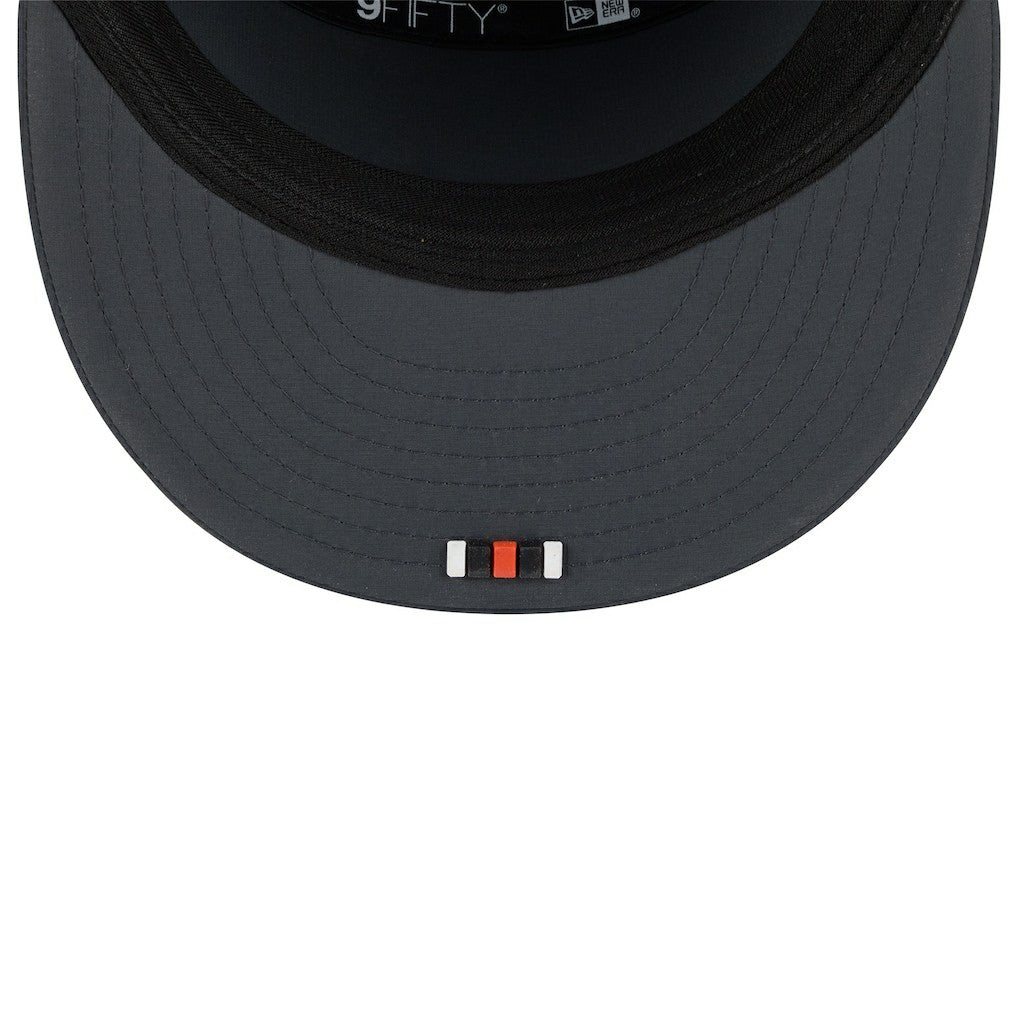2025 Sideline Cold Weather Split Panel 9FIFTY Snapback Hat - Cincinnati Bengals