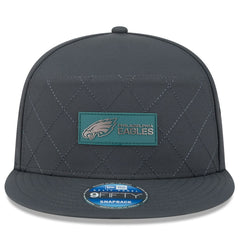 2025 Sideline Cold Weather Split Panel 9FIFTY Snapback Hat - Philadelphia Eagles