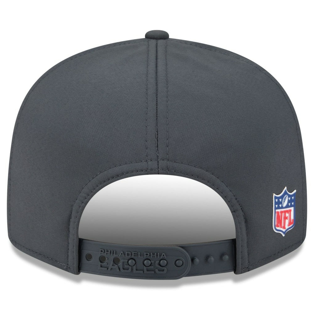 2025 Sideline Cold Weather Split Panel 9FIFTY Snapback Hat - Philadelphia Eagles