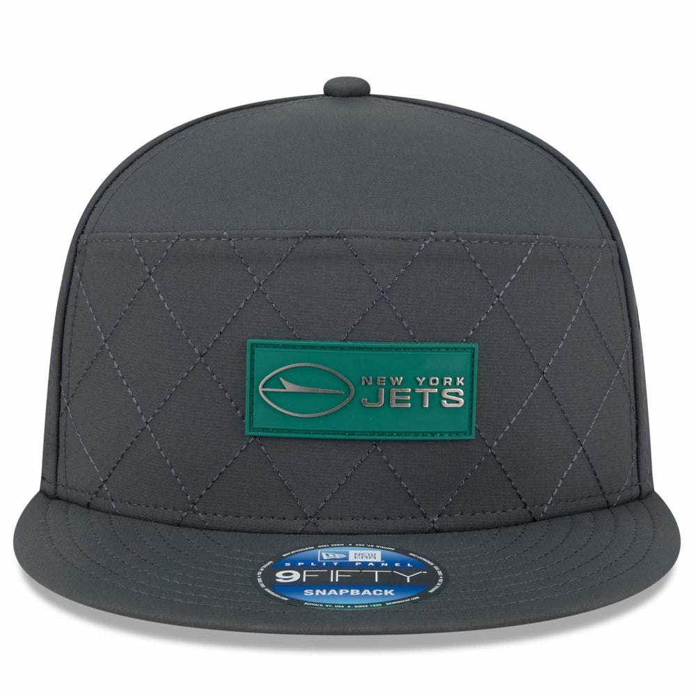 2025 Sideline Cold Weather Split Panel 9FIFTY Snapback Hat - New York Jets