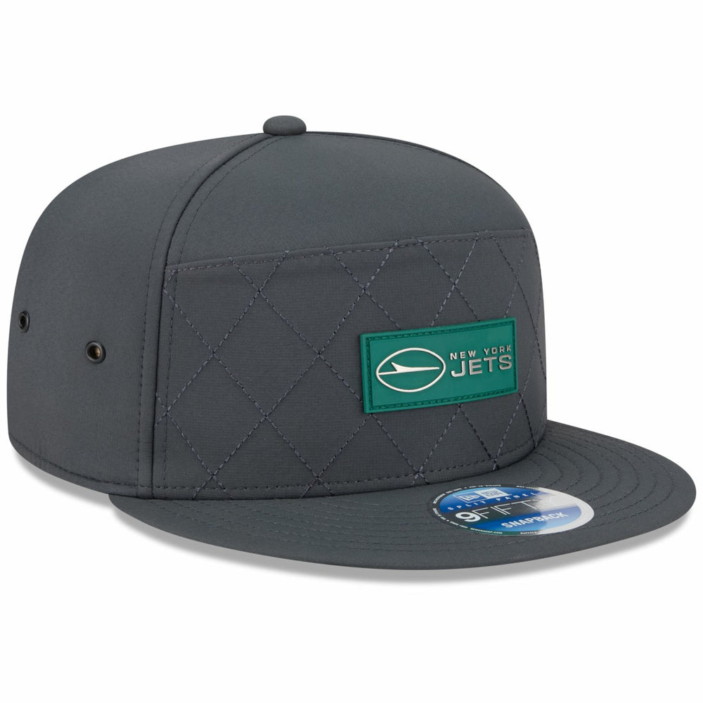 2025 Sideline Cold Weather Split Panel 9FIFTY Snapback Hat - New York Jets