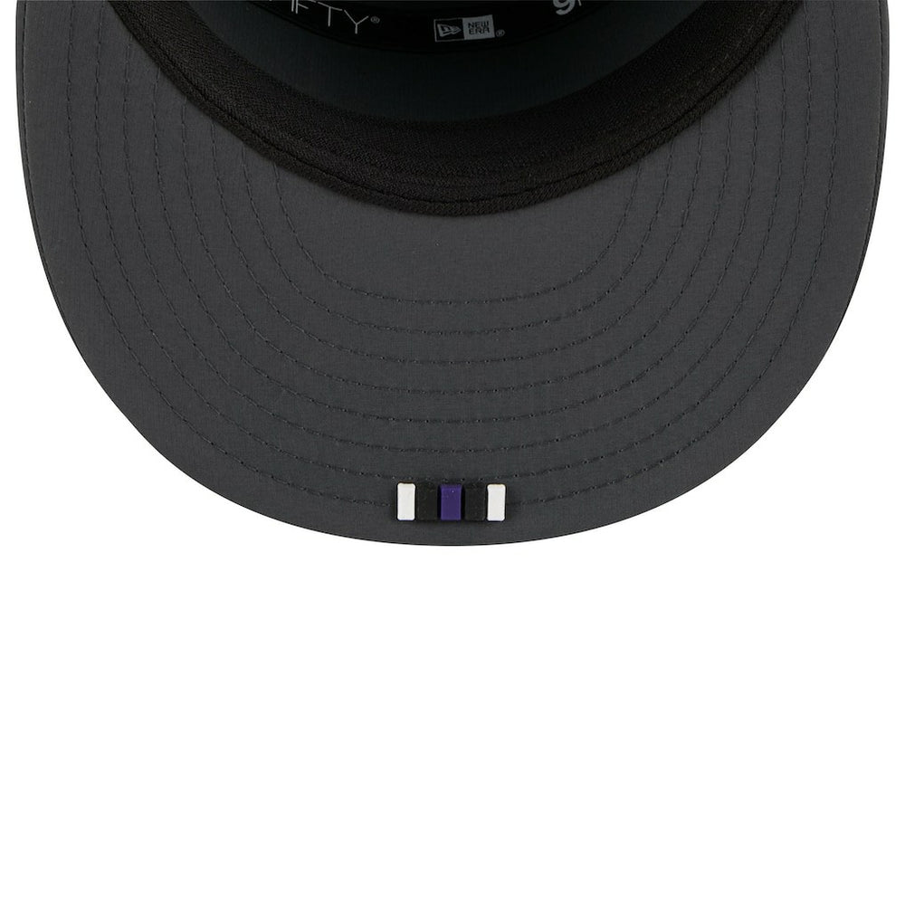 2025 Sideline Cold Weather Split Panel 9FIFTY Snapback Hat - Baltimore Ravens