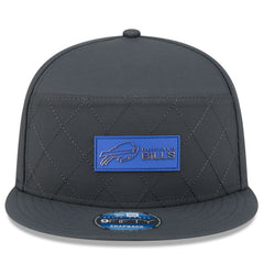 2025 Sideline Cold Weather Split Panel 9FIFTY Snapback Hat - Buffalo Bills