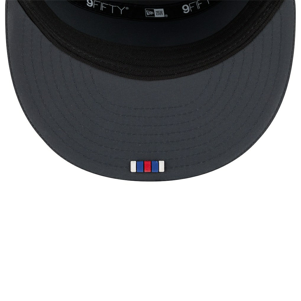 2025 Sideline Cold Weather Split Panel 9FIFTY Snapback Hat - Buffalo Bills