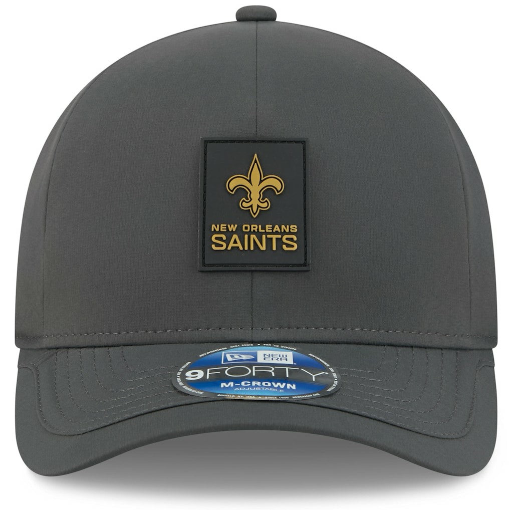 2025 Sideline Cold Weather 9FORTY M-Crown Adjustable Hat - New Orleans Saints