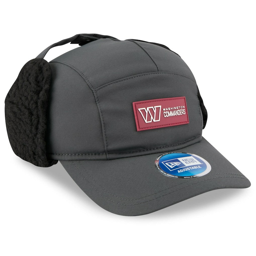 2025 Sideline Cold Weather Runner Dog Ear Adjustable Hat - Washington Commanders