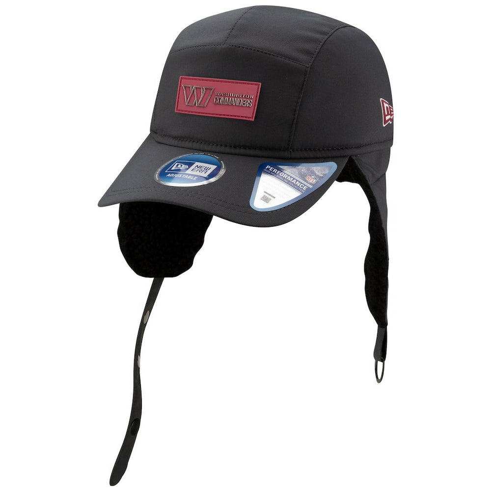 2025 Sideline Cold Weather Runner Dog Ear Adjustable Hat - Washington Commanders