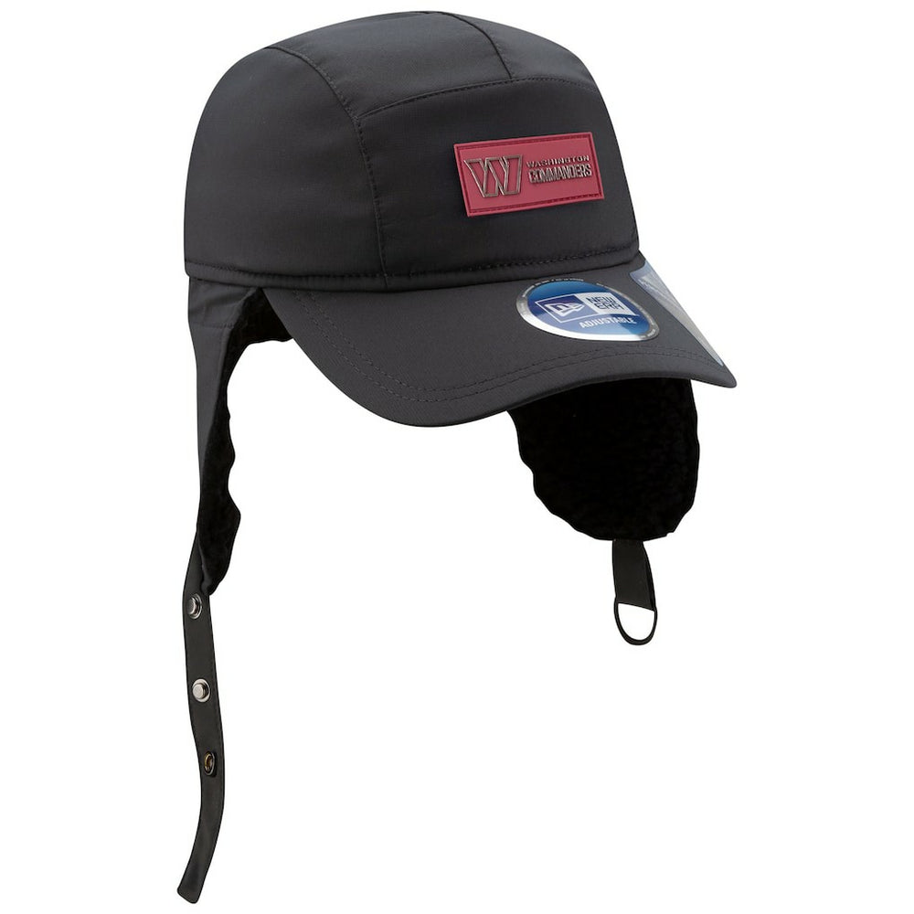 2025 Sideline Cold Weather Runner Dog Ear Adjustable Hat - Washington Commanders