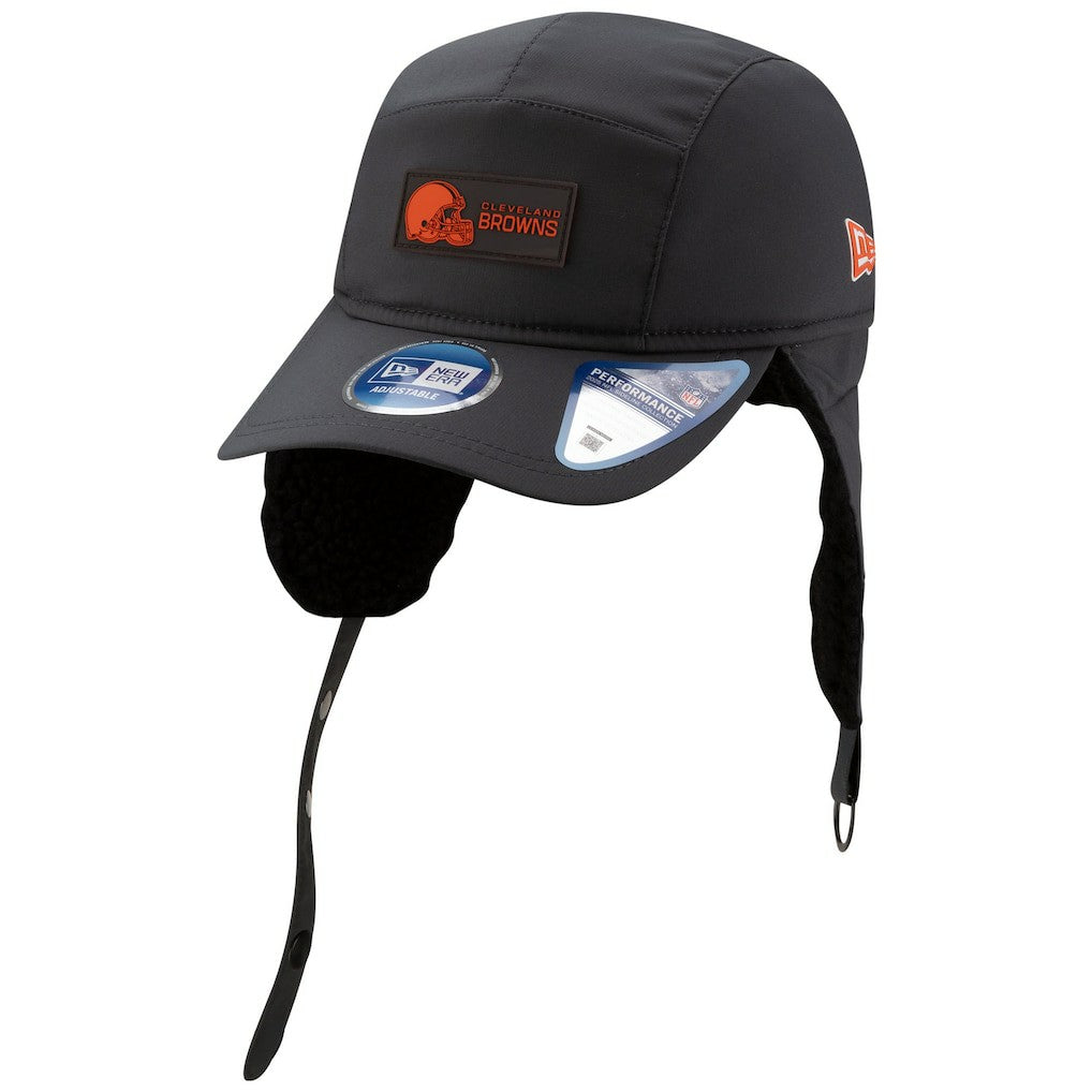 2025 Sideline Cold Weather Runner Dog Ear Adjustable Hat - Cleveland Browns