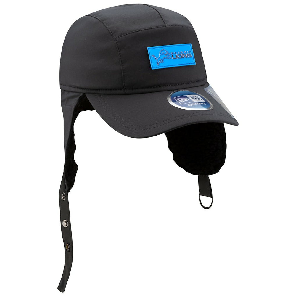 2025 Sideline Cold Weather Runner Dog Ear Adjustable Hat - Detroit Lions