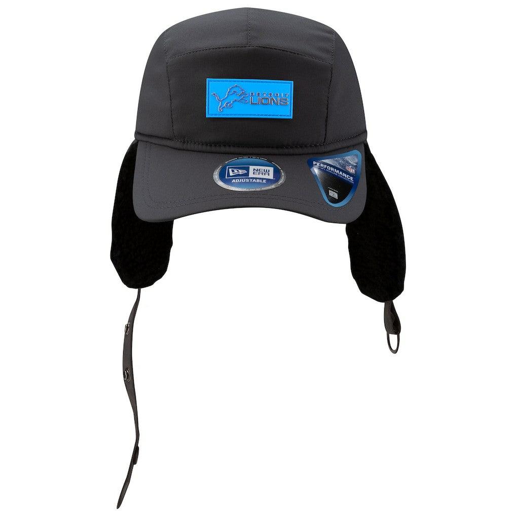 2025 Sideline Cold Weather Runner Dog Ear Adjustable Hat - Detroit Lions