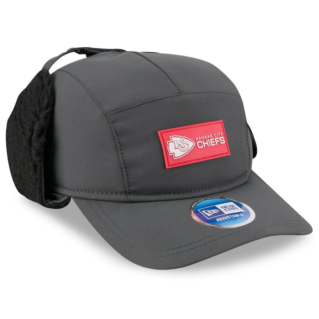 2025 Sideline Cold Weather Runner Dog Ear Adjustable Hat - Kansas City Chiefs