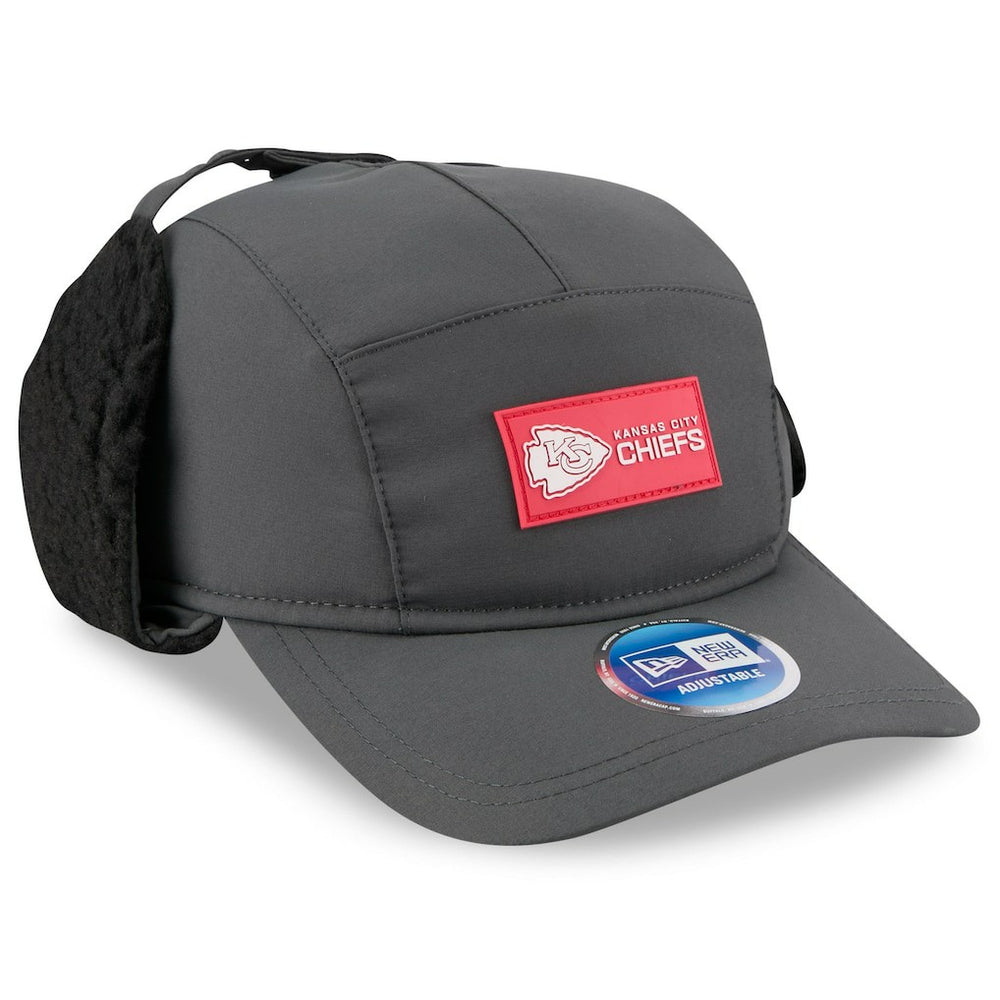 2025 Sideline Cold Weather Runner Dog Ear Adjustable Hat - Kansas City Chiefs