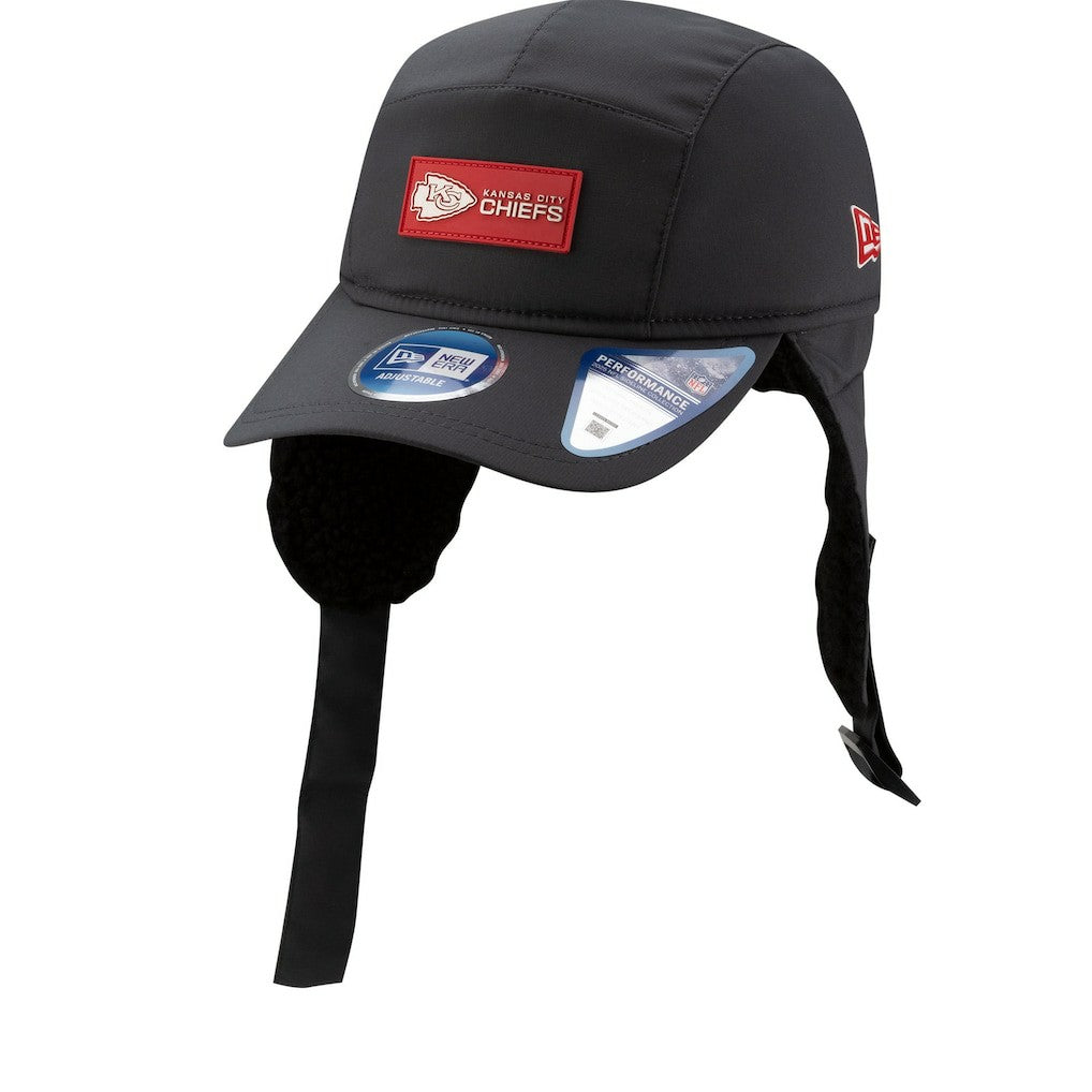 2025 Sideline Cold Weather Runner Dog Ear Adjustable Hat - Kansas City Chiefs