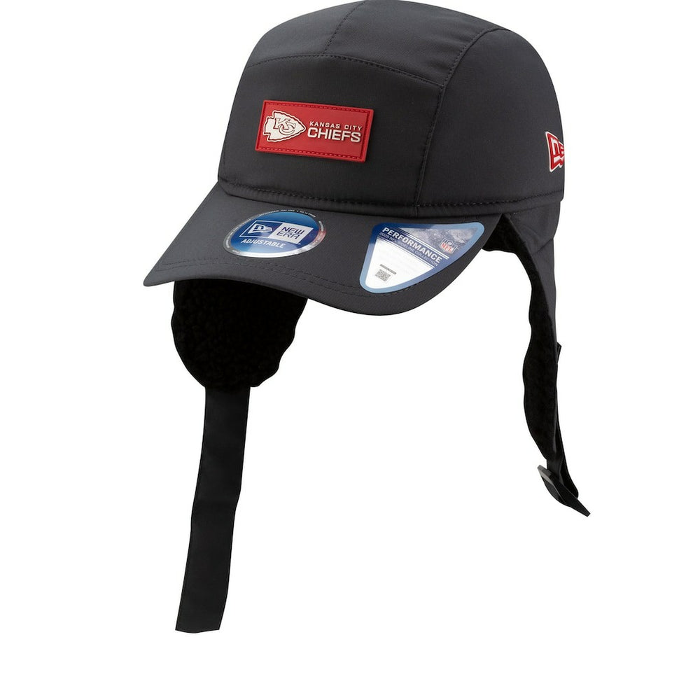 2025 Sideline Cold Weather Runner Dog Ear Adjustable Hat - Kansas City Chiefs