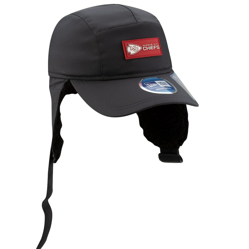 2025 Sideline Cold Weather Runner Dog Ear Adjustable Hat - Kansas City Chiefs
