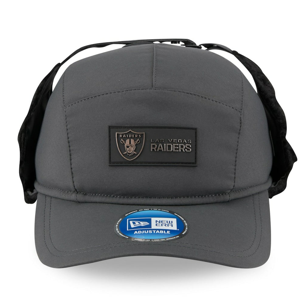 2025 Sideline Cold Weather Runner Dog Ear Adjustable Hat - Las Vegas Raiders