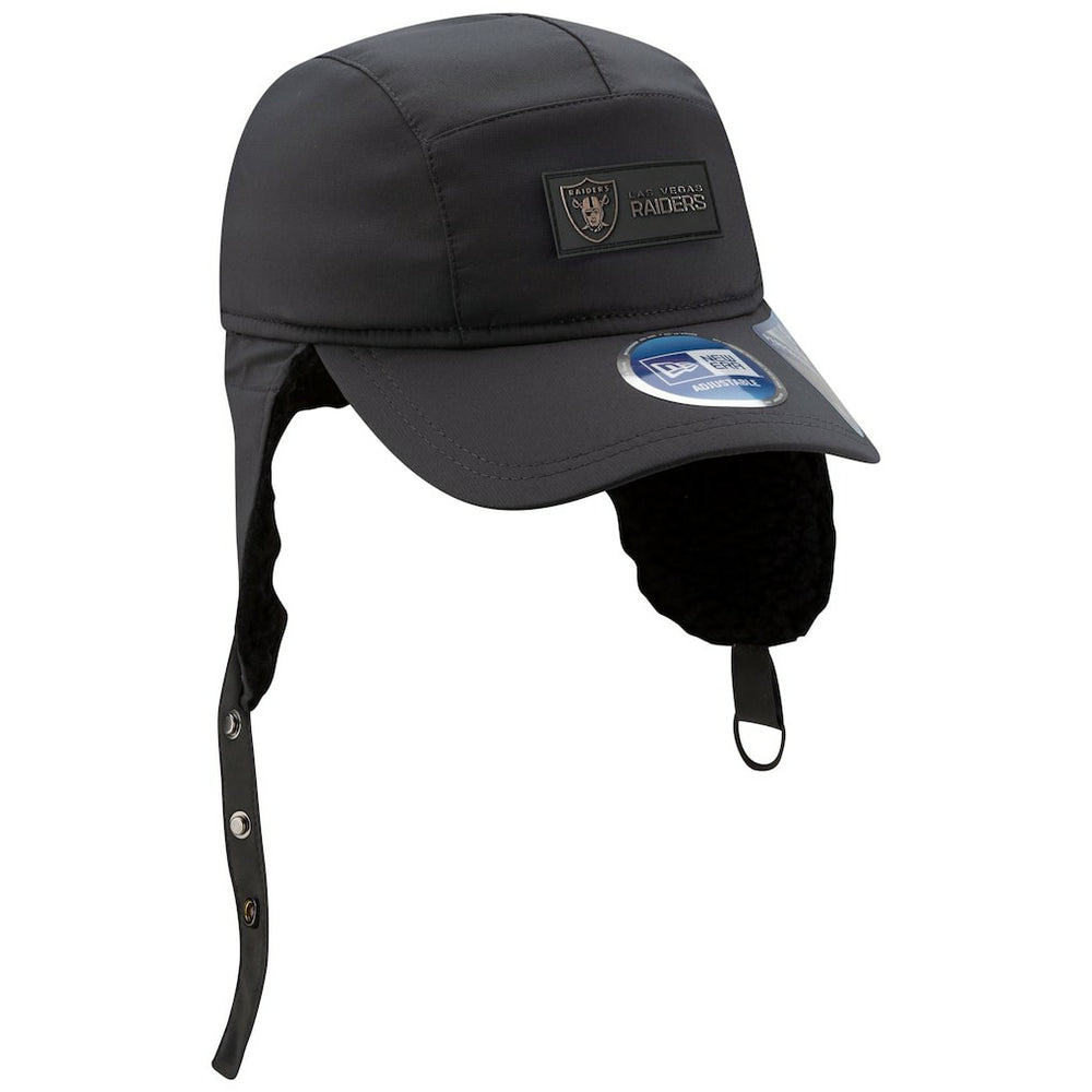 2025 Sideline Cold Weather Runner Dog Ear Adjustable Hat - Las Vegas Raiders