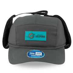 2025 Sideline Cold Weather Runner Dog Ear Adjustable Hat - Miami Dolphins