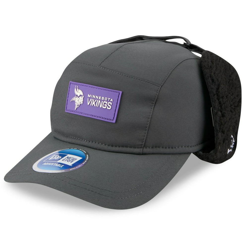 2025 Sideline Cold Weather Runner Dog Ear Adjustable Hat - Minnesota Vikings