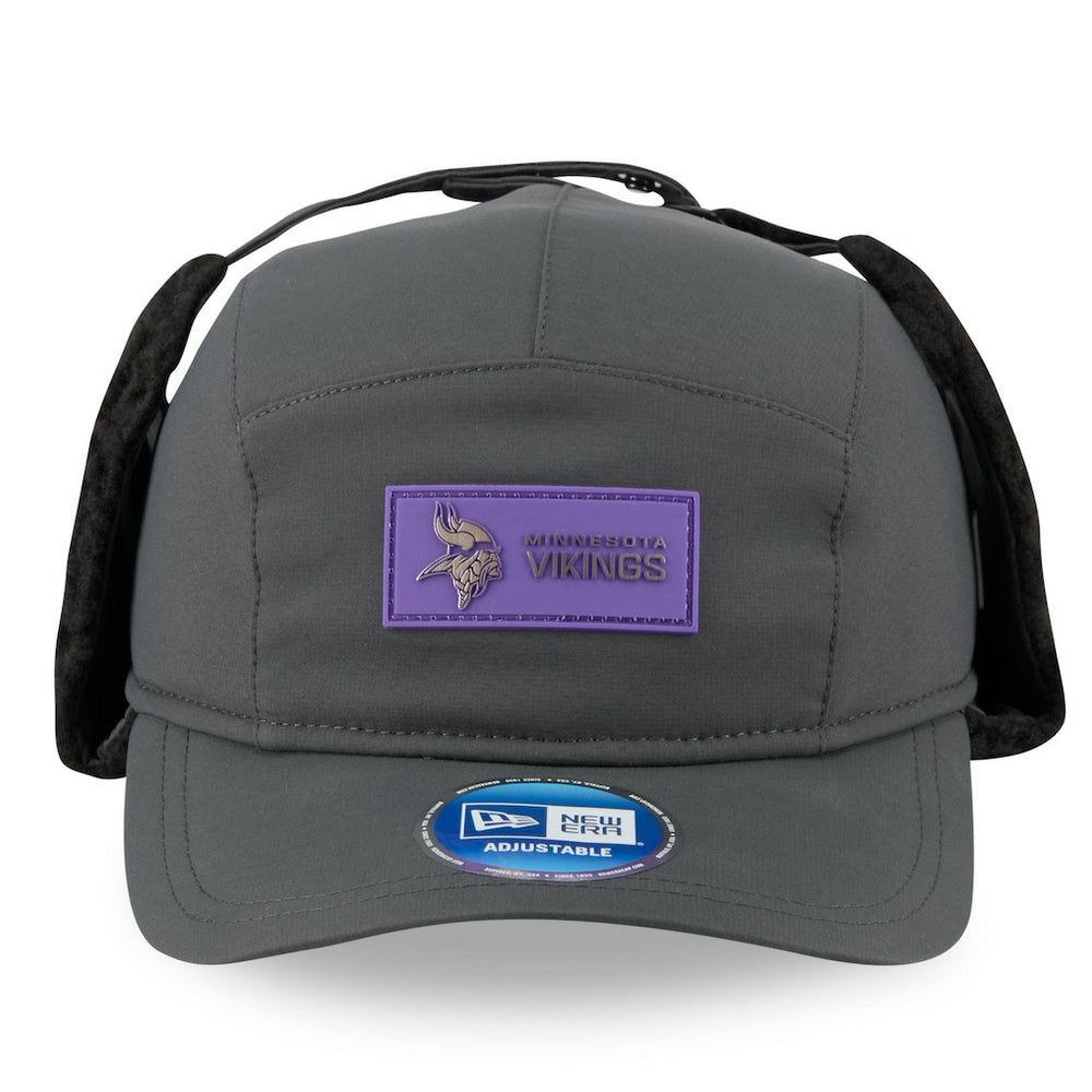 2025 Sideline Cold Weather Runner Dog Ear Adjustable Hat - Minnesota Vikings
