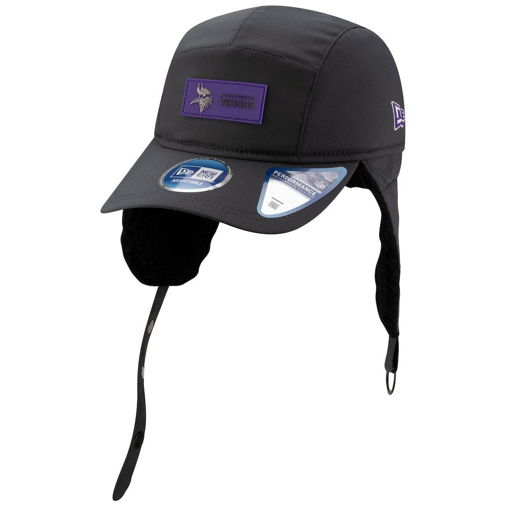 2025 Sideline Cold Weather Runner Dog Ear Adjustable Hat - Minnesota Vikings